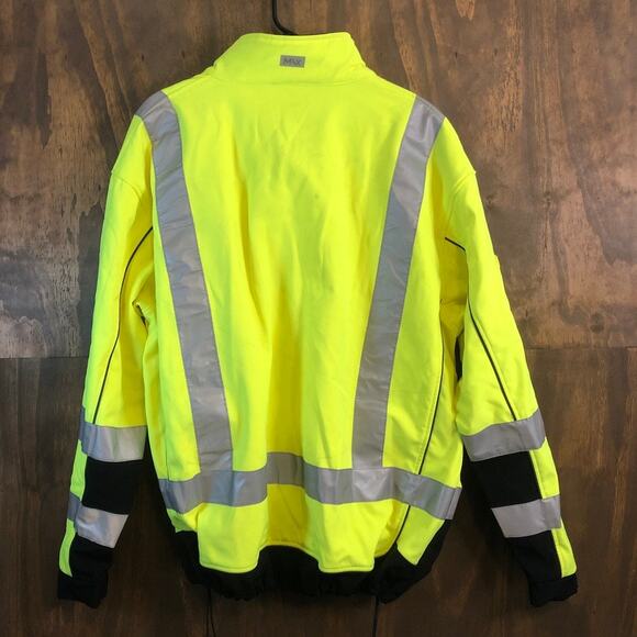 Max Mens Jacket Yellow Black Andersen Construction Workwear PPE 2XL - Picture 8 of 11